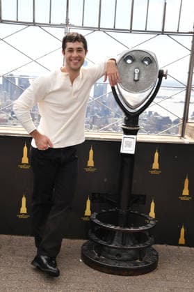 NEW YORK, NY- OCTOBER 8: Jaren Lewison at the Empire State Building to Celebrate the Premiere of CBS New Series, Eternally Yours on October 8, 2026 in New York City. Copyright: xmpi099 MediaPunchx