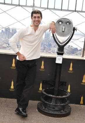 NEW YORK, NY- OCTOBER 8: Jaren Lewison at the Empire State Building to Celebrate the Premiere of CBS New Series, Eternally Yours on October 8, 2026 in New York City. Copyright: xmpi099 MediaPunchx