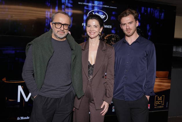 Exclusive - Minotaure Premiere - Paris Exclusive - Andrey Zvyagintsev, Iris Lebedeva and Yuriy Zavalnyouk attend the photocall for the premiere of The Minotaure held at the UGC Les Halles Cinema in Paris, France on October 8, 2026. Photo by David Boyer ABACAPRESS.COM Paris France  Copyright: xBoyerxDavid ABACAx