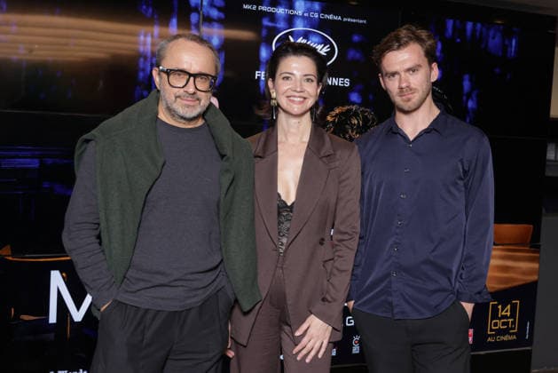 Exclusive - Minotaure Premiere - Paris Exclusive - Andrey Zvyagintsev, Iris Lebedeva and Yuriy Zavalnyouk attend the photocall for the premiere of The Minotaure held at the UGC Les Halles Cinema in Paris, France on October 8, 2026. Photo by David Boyer ABACAPRESS.COM Paris France  Copyright: xBoyerxDavid ABACAx