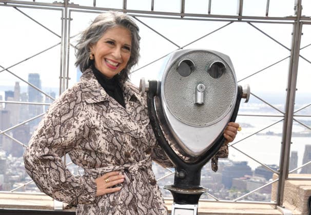 NEW YORK, NY- OCTOBER 8: Rose Abdoo at the Empire State Building to Celebrate the Premiere of CBS New Series, Eternally Yours on October 8, 2026 in New York City. Copyright: xmpi099 MediaPunchx