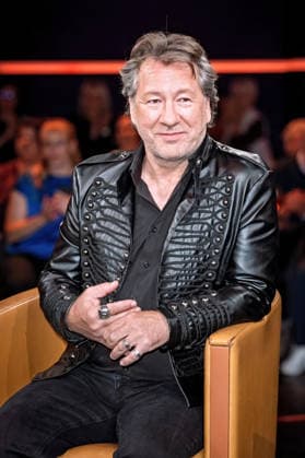 MDR - Riverboat. Sänger Claudius Dreilich ( KARAT ) anläßlich der Aufzeichnung der MDR - Talkshow Riverboat am 08.10.2026 in der Mediacity Leipzig. 20261008SFL0066