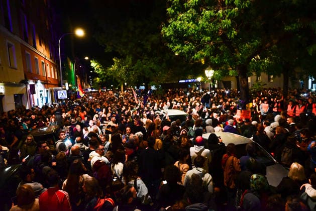 October 8, 2026, Madrid, Madrid, SPAIN: March in memory of Maricarmen, who died after being evicted from her home and became a symbol of the struggle for housing rights and against real-estate speculation. Madrid SPAIN  - ZUMAz108 20261008_znp_z108_022 Copyright: xRichardxZubelzux