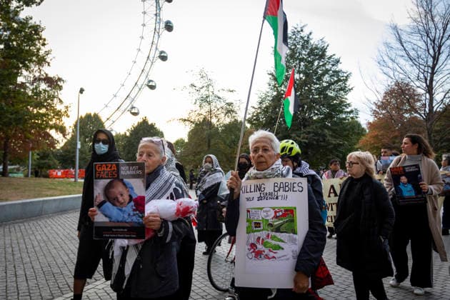 Pro-Palestine Silent Funeral Procession Central London, October 8, 2026 A pro-Palestine silent funeral procession took place in Central London, with demonstrators walking in silence to remember Palestinians killed in the conflict in Gaza. Participants carried Palestinian flags and placards, while some held a coffin and others carried effigies wrapped in burial shrouds, symbolising those killed in the conflict., Credit:Zak Irfan Avalon  Copyright: xZakxIrfanx xAvalonx 1141557255