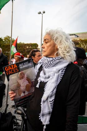 Pro-Palestine Silent Funeral Procession Central London, October 8, 2026 A pro-Palestine silent funeral procession took place in Central London, with demonstrators walking in silence to remember Palestinians killed in the conflict in Gaza. Participants carried Palestinian flags and placards, while some held a coffin and others carried effigies wrapped in burial shrouds, symbolising those killed in the conflict., Credit:Zak Irfan Avalon  Copyright: xZakxIrfanx xAvalonx 1141557284