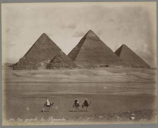 IMAGO Maison Bonfils Archiv, Ägypten, Pyramiden von Gizeh 1870-1898
