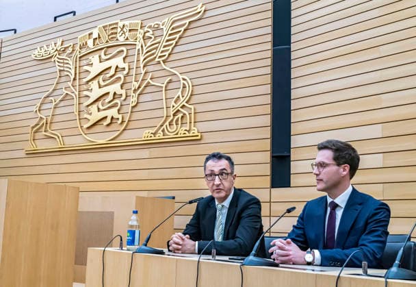 Baden-Württemberg, Cem Özdemir und Manuel Hagel einigen sich auf Koalitionsvertrag, Archivbilder