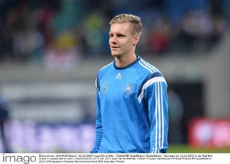 Fußball EM-Qualifikation Deutschland - Georgien am 11.10.2015 in der Red Bull Arena in Leipzig Bernd Leno ( Deutschland ) xTTx