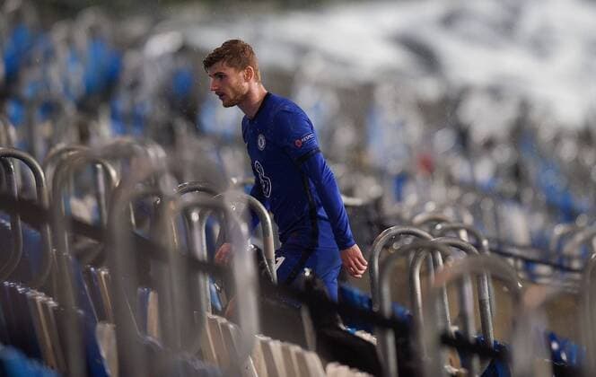 Bilder des Jahres 2021, Sport 04 April Sport Themen der Woche KW17 Sport Bilder des Tages Mandatory Credit: Photo by Bagu Blanco BPI Shutterstock (11878321eo) Timo Werner of Chelsea reacts after being substituted Real Madrid v Chelsea, UEFA Champions League, Semi Final, First Leg, Football, Estadio Alfredo Di Stefano, Madrid, Spain - 27 Apr 2021 EDITORIAL USE ONLY No use with unauthorised audio, video, data, fixture lists, club league logos or live services. Online in-match use limited to 120 images, no video emulation. No use in betting, games or single club league player publications. Real Madrid v Chelsea, UEFA Champions League, Semi Final, First Leg, Football, Estadio Alfredo Di Stefano, Madrid, Spain - 27 Apr 2021 EDITORIAL USE ONLY No use with unauthorised audio, video, data, fixture lists, club league logos or live services. Online in-match use limited to 120 images, no video emulation. No use in betting, games or single club league player publications. Copyright: xBaguxBlanco BPI Shutterstockx 11878321eo