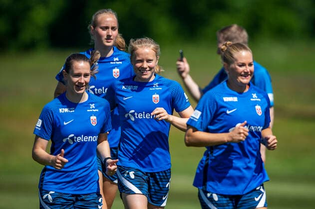 210608 Julie Blakstad of the Norwegian women?s national football team during a training session on June 8, 2021 in Borgholm. Photo: Suvad Mrkonjic BILDBYRAN COP 170 SM0076 fotboll football soccer fotball träning practice training norge norway dam bbeng Copyright: SUVADxMRKONJIC BB210608SM064
