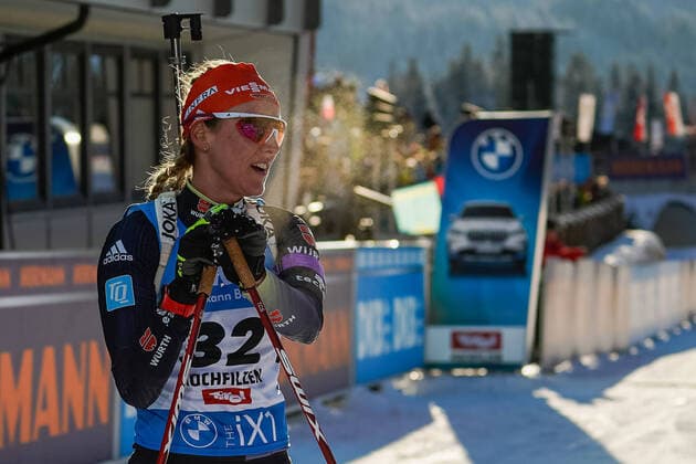 Bilder des Jahres 2022, Sport 12 Dezember Sport Bilder des Tages Denise Herrmann-Wick (Deutschland) im Ziel, DSV-Kader der Damen (WSC Erzgebirge Oberwiesenthal), 32 Sprint der Frauen, AUT, BMW IBU Weltcup Biathlon, Hochfilzen Saison 2022 2023, 08.122022 Sprint der Frauen, AUT, BMW IBU Weltcup Biathlon, Hochfilzen Saison 2022 2023, 08.12.2022 Hochfilzen Copyright: xEibner-Pressefoto JohannxMedveyx EP_JMY