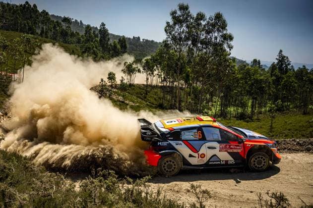 Bilder des Jahres 2024, Sport 05 Mai Sport Themen der Woche KW19 06 SORDO Dani, CARRERA Candido, Hyundai I20 Rally1, action during the Rally de Portugal 2024, 5th round of the 2024 WRC, Motorsport Rallye, WM World Rally Car Championship, from May 9 to 12, 2024 at Matoshinhos, Portugal - AUTO - WRC - RALLY DE PORTUGAL 2024 DPPI Panoramic WRCPORT_10671