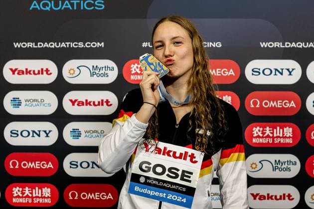 Bilder des Jahres 2024, Sport 12 Dezember Sport Themen der Woche KW50 Sport Bilder des Tages Isabel Gose (GER), HUN, World Aquatics Swimming Championships (25m), Schwimmen, Budapest 2024, 13.12.2024, HUN, World Aquatics Swimming Championships (25m) - Budapest 2024, Schwimmen, 13.12.2024 Budapest Copyright: xEibner-Pressefoto ChristianxGoldx EP_CGD