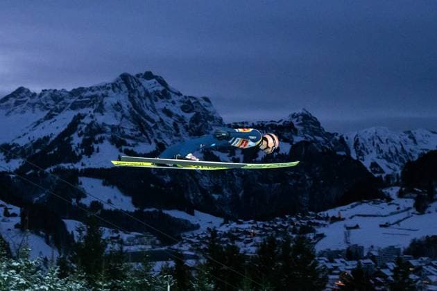 Bilder des Jahres 2024, Sport 12 Dezember Sport Themen der Woche KW51 Sport Bilder des Tages PASCHKE Pius (Deutschland), SUI, FIS Viessmsann Skisprung Weltcup Engelberg Groß-Titlis-Schanze, Wettkampf Einzelspringen Herren, Saison 2024 2025, 21.12.2024 SUI, FIS Viessmsann Skisprung Weltcup Engelberg Groß-Titlis-Schanze, Wettkampf Einzelspringen Herren, Saison 2024 2025, 21.12.2024 Engelberg Copyright: xEibner-Pressefoto Memmlerx EP_MMR