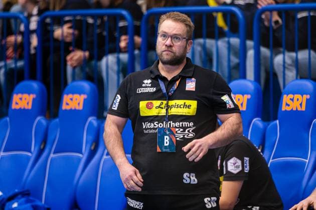 Steffen Birkner (HSG Blomberg-Lippe, Trainer) GER, HSG Blomberg-Lippe (GER) vs. KGHM MKS Zaglebie Lubin (POL), Handball, EHF European League Women, Gruppenphase, 26.01.2025 GER, HSG Blomberg-Lippe (GER) vs. KGHM MKS Zaglebie Lubin (POL), Handball, EHF European League Women, Gruppenphase, 26.01.2025 Blomberg Copyright: xEibner-Pressefoto JanxRollingerx EP_JSK