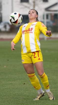 Fußball, Frauen, Testspiel, Saison 2024 2025, 1. FC Union Berlin - FC Schlieren (13:0), Korina Janez (1. Frauen 1. FC Union), 02.02. 2025, Copyright: xMatthiasxKochx