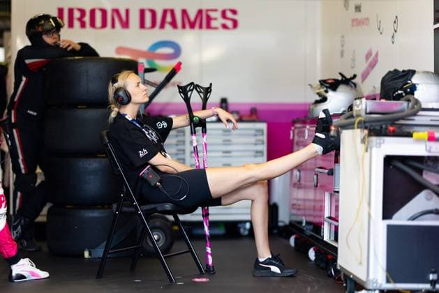 Bilder des Jahres 2025, Sport 06 Juni Sport Themen der Woche KW24 24 HEURES DU MANS 2025 - FREE PRACTICE AND QUALIFIYING SESSION GATTING Michelle (den), Iron Dames, Porsche 911 GT3 R LMGT3, 85, LMGT3, portrait during the Free Practice and Qualifying session of the 24 Hours of Le Mans 2025, 4th round of the 2025 FIA World Endurance Championship, from June 11 to 12, 2025 on the Circuit des 24 Heures du Mans in Le Mans, France - Le MansFrance Copyright: xJavierxJimenezx