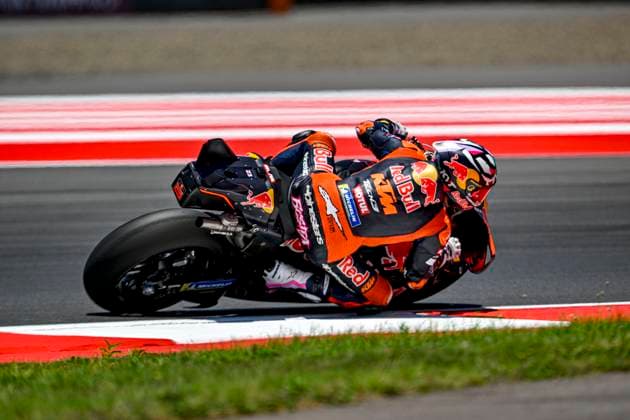 MOTO - MOTO GP - GRAND PRIX OF INDONESIA 2026 23 BASTIANINI Enea (ita), Red Bull KTM Tech 3, KTM RC16, action during the 2025 MotoGP Pertamina Grand Prix of Indonesia on the Mandalika circuit from October 3 to 5, At West Nusa Tenggara, Indonesia - West Nusa TenggaraIndonesia Copyright: xGIGIxSOLDANOx
