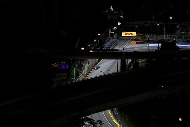 F1 - SINGAPORE GRAND PRIX 2025 43 COLAPINTO Franco (arg), Alpine F1 Team A525, action during the 2025 Formula 1 Singapore Grand Prix, 18th round of the 2025 FIA Formula One World Championship, WM, Weltmeisterschaft from October 3 to 5, 2025 on the Marina Bay Street Circuit, in Singapore - SingaporeSingapore Copyright: xXavixBonillax