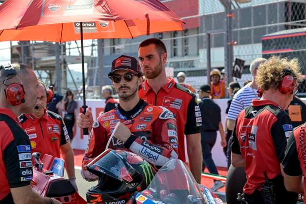 MOTO - MOTO GP - GRAND PRIX OF INDONESIA 2026 BAGNAIA Francesco (ita), Ducati Lenovo Team, Ducati Desmosedici GP25, portrait, starting grid, grille de dà part during the 2025 MotoGP Pertamina Grand Prix of Indonesia on the Mandalika circuit from October 3 to 5, At West Nusa Tenggara, Indonesia - West Nusa TenggaraIndonesia Copyright: xGIGIxSOLDANOx