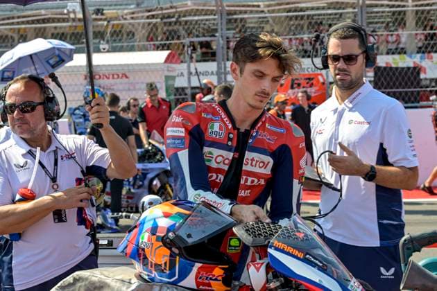 MOTO - MOTO GP - GRAND PRIX OF INDONESIA 2026 MARINI Luca (ita), Honda Team, Honda RC213V, portrait, starting grid, grille de dà part during the 2025 MotoGP Pertamina Grand Prix of Indonesia on the Mandalika circuit from October 3 to 5, At West Nusa Tenggara, Indonesia - West Nusa TenggaraIndonesia Copyright: xGIGIxSOLDANOx