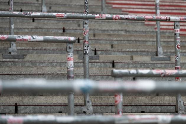Schmuckbild Stadion VfB Stuttgart Stehplatz leer, GER, VfB Stuttgart vs. 1. FC Heidenheim, Fussball, Herren, 1. Bundesliga, 6. Spieltag, Spielzeit 2025 2026, 05.10.2025, DFL DFB REGULATIONS PROHIBIT ANY USE OF PHOTOGRAPHS AS IMAGE SEQUENCES AND OR QUASI-VIDEO, GER, VfB Stuttgart vs. 1. FC Heidenheim, Fussball, Herren, 1. Bundesliga, 6. Spieltag, Spielzeit 2025 2026, 05.10.2025 Stuttgart Copyright: xEibner-Pressefoto WolfgangxFrankx EP_WFK