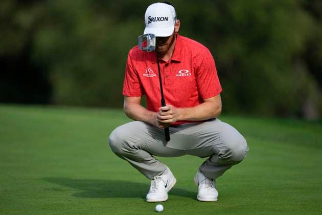October 9, 2025, Madrid, Madrid, Spain: Sebastian Soderberg of Sweden during the Open de Espao±a presented by Madrid, R1, golf tournament of DP World Tour at Club de Campo Villa de Madrid on October 09, 2025, in Madrid, Spain. Madrid Spain - ZUMAƒÂ±A 20251009_zaa_a181_255 Copyright: xOscarxJ.xBarrosox