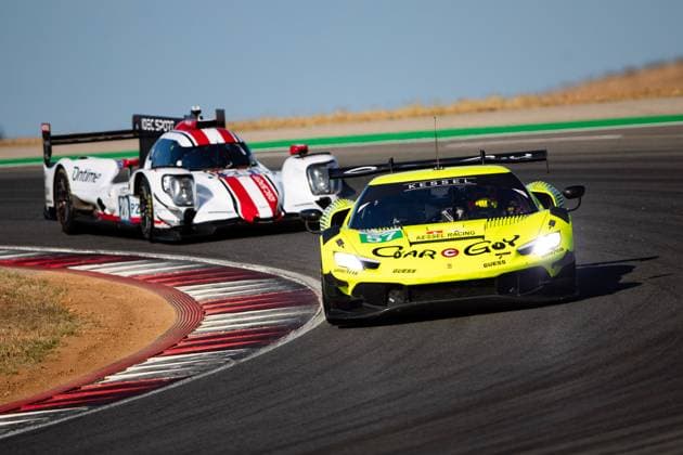 AUTO - ELMS - 4 HOURS OF PORTIMAO 2025 57 KIMURA Takeshi (jpn), SERRA Daniel (bra), TUCK Ben (grr), Kessel Racing, Ferrari 296 GT3, LMGT3, action during the 4 Hours of Portimao, 6th round of the 2025 European Le Mans Series on the Autodromo Internacional do Algarve from October 16 to 18, 2025 in Portimao, Portugal - Copyright: xJoaoxFilipex