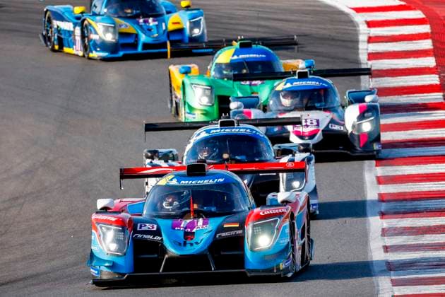 AUTO - MLC 2025 - PORTIMAO 71 AUST Stefan (ger), FERNANDEZ-LASER Felipe (ger), Rinaldi Racing, Ligier JS P325 - Toyota, LMP3 Pro Am, action during the 6th round of the 2025 Michelin Le Mans Cup on the Autodromo Internacional do Algarve from October 16 to 18, 2025 in Portimao, Portugal - PortimaoPortugal Copyright: xPauloxMariax