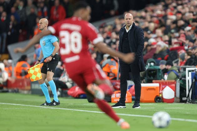 Arne Slot, head coach of Liverpool Liverpool v PSV Eindhoven, UEFA Champions League, Group Stage, Football, Anfield, Liverpool, UK- 26 Nov 2025Liverpool Anfield United Kingdom EDITORIAL USE ONLY No use with unauthorised audio, video, data, fixture lists, club league logos or live services. Online in-match use limited to 120 images, no video emulation. No use in betting, games or single club league player publications. Copyright: xPhilxOldham Shutterstockx 15927967bi