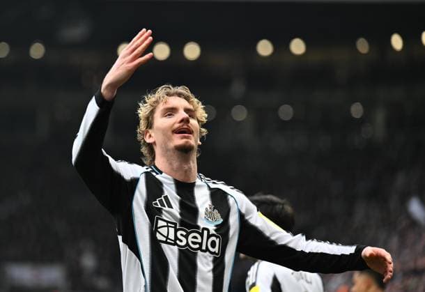 Nick Woltemade of Newcastle United celebrates scoring their first goal Newcastle United v Chelsea, Premier League, Football, St James Park, Newcastle, UK - 20 Dec 2025Newcastle St James Park United Kingdom EDITORIAL USE ONLY No use with unauthorised audio, video, data, fixture lists, club league logos or live services. Online in-match use limited to 120 images, no video emulation. No use in betting, games or single club league player publications. Copyright: xRichardxLee Shutterstockx 16148796ah