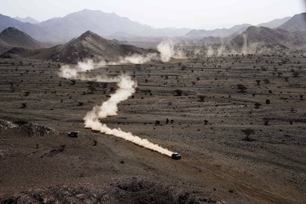 DAKAR 2026 - STAGE 2 219 LOEB Sebastien (fra), BOULANGER Edouard (fra), Loeb, The Dacia Sandriders, Dacia, Ultimate, BF Goodrich, FIA W2RC, action during the Stage 2 of the Dakar 2026, on January 5, 2026 between Yanbu and Al-Ula, Saudi Arabia - Al-UlaSaudi Arabia Copyright: xFLORENTxGOODENx