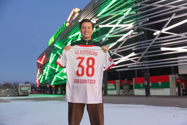 07.01.2026, GER, Fussball, Herren, FC Augsburg, 1. BL, Saison 2025 2026, Michael Gregoritsch, Transfer, FCA, FCA verpflichtet Michael Gregoritsch Augsburg