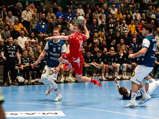 Reynir Thor Stefansson (MT Melsungen, 19) beim Torwurf Bergischer HC vs. MT Melsungen, Handball, 1. Bundesliga, 20. Spieltag, Saison 2025 2026, 11.02.2026 Bergischer HC vs. MT Melsungen, Handball, 1. Bundesliga, 20. Spieltag, Saison 2025 2026, 11.02.2026 Wuppertal Copyright: xEibner-Pressefoto DamianxKruczynx EP_DKI