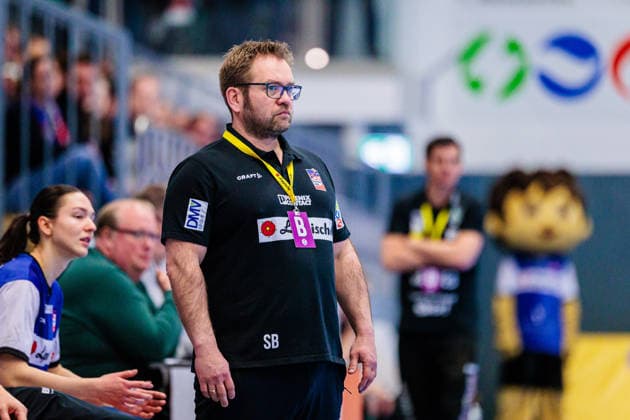 Steffen Birkner (HSG Blomberg-Lippe, Trainer) GER, HSG Blomberg-Lippe vs. FRISCH AUF Goeppingen, Handball, 1. Bundesliga Frauen, 18. Spieltag, 18.02.2026 GER, HSG Blomberg-Lippe vs. FRISCH AUF Goeppingen, Handball, 1. Bundesliga Frauen, 18. Spieltag, 18.02.2026 Blomberg Copyright: xEibner-Pressefoto JanxRollingerx EP_JSK