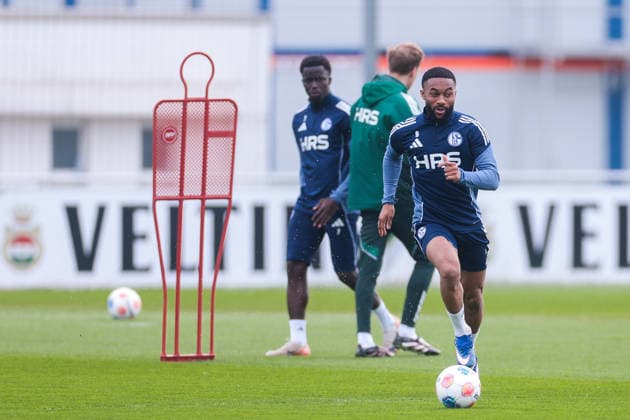 24.03.2026, Fussball, Training des FC Schalke 04. Moussa Sylla (FC Schalke 04). Gelsenkirchen Trainingsgelände FC Schalke 04 NRW Deutschland xRHR-FOTO YYx Copyright: RHR-FOTOx RHR-FOTO YY