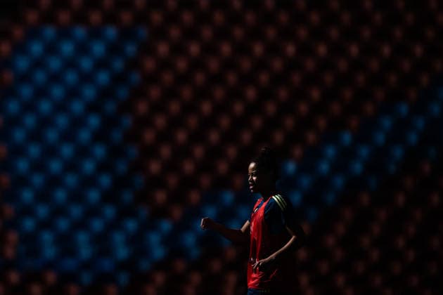 260416 Felicia Schröder of the Swedish women s national football team during a training session on April 16, 2026 in Gothenburg. Photo: Mathias Bergeld BILDBYRAN kod MB MB1364 fotboll football soccer fotball vm-kval kval fifa womens world cup qualifier qualifier träning practice training sverige sweden dam bbeng women kvinner Copyright: MATHIASxBERGELD BB260416MB030