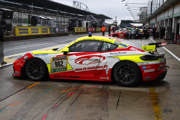 RECORD DATE NOT STATED 982 Christoph Krombach (Asslar GER) Oliver Kunz (Uhningen GER) Axel Duffner (Homberg GER) Leo-Livius Arne Weber (Bad Homburg GER), Porsche 718 Cayman GT4 CS, Team: W&S Racing (GER) GER, Motorsport, 54. ADAC Ravenol 24H-Rennen Nuerburgring 2025, Mittwoch, Impressionen vor dem Rennen, Nuerburg, 13.05.2026 GER, Motorsport, 54. ADAC Ravenol 24H-Rennen Nuerburgring 2025, Mittwoch, Impressionen vor dem Rennen, Nuerburg, 13.05.2026 Nuerburg Copyright: xEibner-Pressefoto JuergenxAugstx EP_JAT