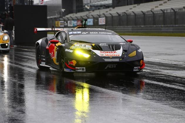 RECORD DATE NOT STATED 84 Mirko Bortolotti (ITA) Luca Engstler (GER) Patric Niederhauser (CHF), Lamborghini Huracan GT3 EVO2, Abt Sportsline (GER) in der Boxengasse GER, Motorsport, 54. ADAC Ravenol 24H-Rennen Nuerburgring 2025, Mittwoch, Impressionen vor dem Rennen, Nuerburg, 13.05.2026 GER, Motorsport, 54. ADAC Ravenol 24H-Rennen Nuerburgring 2025, Mittwoch, Impressionen vor dem Rennen, Nuerburg, 13.05.2026 Nuerburg Copyright: xEibner-Pressefoto JuergenxAugstx EP_JAT