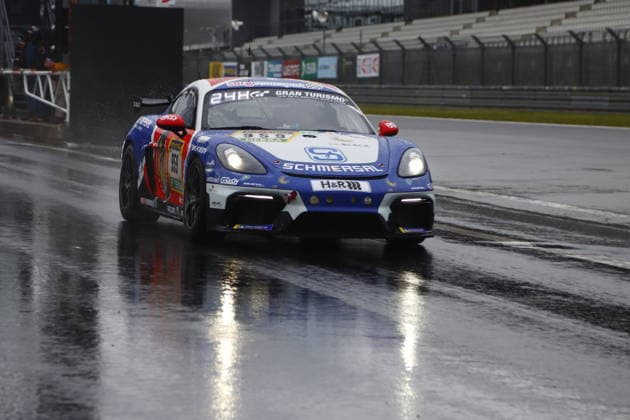 RECORD DATE NOT STATED 959 Heiko Eichenberg (Fritzlar GER) Patrik Gruetter (Weil der Stadt GER) Fabio Grosse (Bruecktal GER) Harley Hughton (GBR), Porsche 718 Cayman GT4 CS, Team: SRS Team Sorg Rennsport (GER) in der Boxengasse GER, Motorsport, 54. ADAC Ravenol 24H-Rennen Nuerburgring 2025, Mittwoch, Impressionen vor dem Rennen, Nuerburg, 13.05.2026 GER, Motorsport, 54. ADAC Ravenol 24H-Rennen Nuerburgring 2025, Mittwoch, Impressionen vor dem Rennen, Nuerburg, 13.05.2026 Nuerburg Copyright: xEibner-Pressefoto JuergenxAugstx EP_JAT