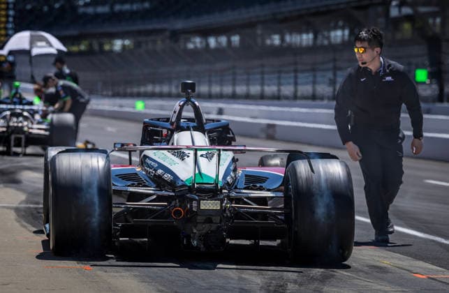 May 14, 2026, Speedway, In, USA: NTT IndyCar, Indy Car, IRL, USA SERIES driver, TAKUMA SATO (75) (JPN) of Tokyo, Japan, comes off pit road during a practice for the Indianapolis 500 at Indianapolis Motor Speedway in SPEEDWAY IN. NTT INDYCAR SERIES: May 14, 2026: Indianapolis 500: Takuma Sato - ZUMAa161 20260514_aaa_a161_009 Copyright: xWalterxG.xArcexSr.x