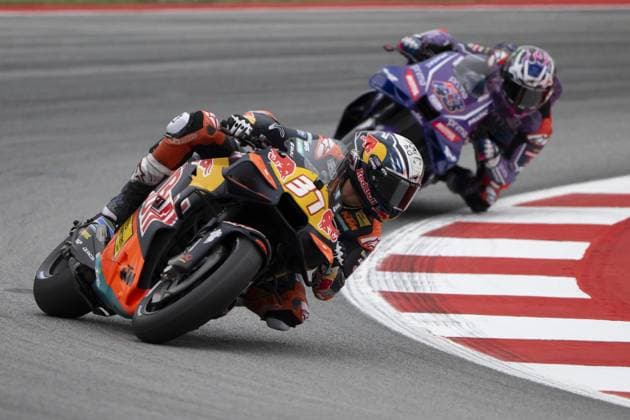 RECORD DATE NOT STATED MotoGP, 6th round of the World Championship, WM, Weltmeisterschaft in Catalonia Barcelona Barcelona (Spain), 15 05 2026 - Pedro Acosta (37), Red Bull KTM Factory Racing rider, during Free Practice 1, Round 6, MotoGP World Championship, Grande Prix de Catalunya, Barcelona Spain Catalonia Spain Copyright: xJoaquimxGalantex
