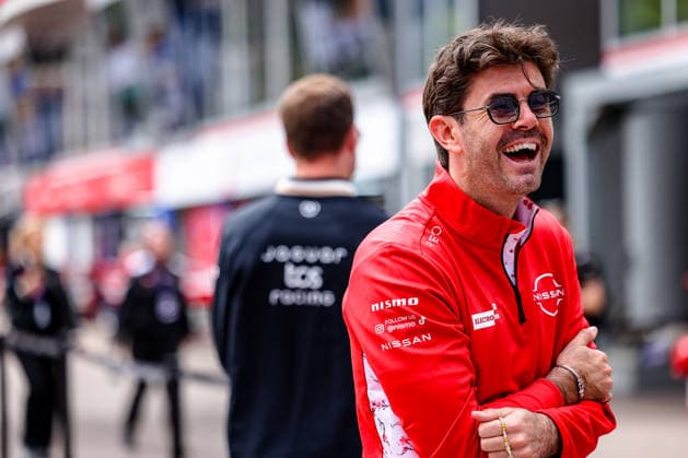 Norman Nato (Nissan Formula E Team, 23) lachen, ABB FIA Formula E World Championship, WM, Weltmeisterschaft Monaco e-Prix 2026, Monte Carlo, Saison 12 2025 26, Runde 9, 15.05.2026, ABB FIA Formula E World Championship, Monaco e-Prix 2026, Monte Carlo, Saison 12 2025 26, Runde 9, 15.05.2026 Monte Carlo Copyright: xEibner-Pressefoto LauraxRoemerx EP_LRR