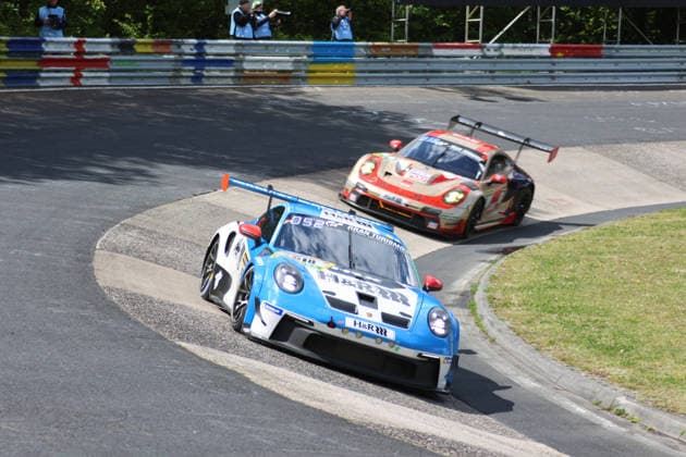 RECORD DATE NOT STATED 918 Tim Scheerbarth (Dormagen GER) Nick Salewsky (Wuerselen GER) Michael Rebhan (Sulzbach GER) Michelle Gatting (DNK), Porsche 911 GT3 Cup, Team: Mühlner Motorsport powered by H&R (BEL) GER, Motorsport, 54. ADAC Ravenol 24H-Rennen Nuerburgring 2025, Qualifying, Donnerstag, Nuerburg, 15.05.2026 GER, Motorsport, 54. ADAC Ravenol 24H-Rennen Nuerburgring 2025, Qualifying, Donnerstag, Nuerburg, 15.05.2026 Nuerburg Copyright: xEibner-Pressefoto JuergenxAugstx EP_JAT