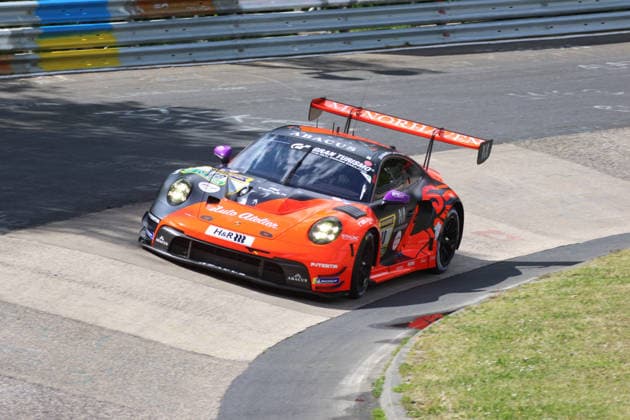 RECORD DATE NOT STATED 18 Kyle Tilley (GBR) Jake Hill (GBR) Patrick Kolb (Bad Homburg GER) Max Hofer (AUT), Porsche 911 GT3 R Evo 2, Team: PK Motorsport - Lionspeed e.K. (GER) GER, Motorsport, 54. ADAC Ravenol 24H-Rennen Nuerburgring 2025, Qualifying, Donnerstag, Nuerburg, 15.05.2026 GER, Motorsport, 54. ADAC Ravenol 24H-Rennen Nuerburgring 2025, Qualifying, Donnerstag, Nuerburg, 15.05.2026 Nuerburg Copyright: xEibner-Pressefoto JuergenxAugstx EP_JAT