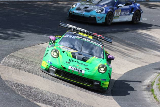 RECORD DATE NOT STATED 992 Dirk Adorf (Michelbach GER) Bjoern Griesemann (Koeln GER) Georg Griesemann (Bornheim GER) Marco Holzer (GER), Porsche 911 GT3 Cup Manthey, Team: Manthey Racing (GER) und 320 Michael Smudo Schmidt (Hamburg GER) Henrik Bollerslev (DNK) Marco van Ramshorst (NDL) Nano Lopez (ARG), Porsche 911 GT3 Cup, Team: Four Motors Bioconcept-Car (GER) GER, Motorsport, 54. ADAC Ravenol 24H-Rennen Nuerburgring 2025, Qualifying, Donnerstag, Nuerburg, 15.05.2026 GER, Motorsport, 54. ADAC Ravenol 24H-Rennen Nuerburgring 2025, Qualifying, Donnerstag, Nuerburg, 15.05.2026 Nuerburg Copyright: xEibner-Pressefoto JuergenxAugstx EP_JAT