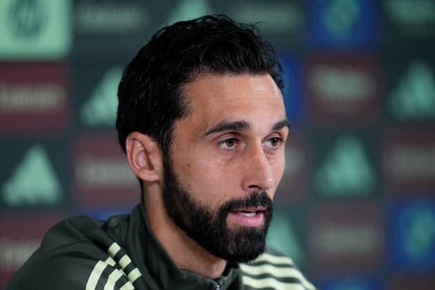 May 16, 2026, Valdebebas, Madrid, Spain: Alvaro Arbeloa, head coach of Real Madrid, attends his press conference, PK, Pressekonferenz during the training day of Real Madrid ahead the Spanish League, LaLiga EA Sports, football match against Sevilla FC at Ciudad Deportiva Real Madrid on May 16, 2026, in Madrid, Spain. Alvaro Arbeloa Press Conference For Real Madrid - Laliga Ea Sports - ZUMAa181 20260516_zaa_a181_011 Copyright: xDennisxAgyemanx