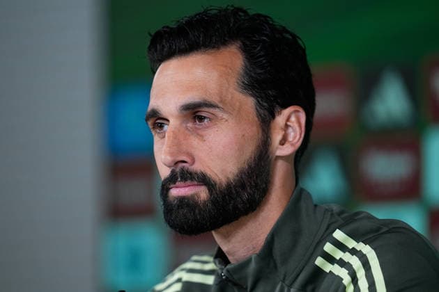 May 16, 2026, Valdebebas, Madrid, Spain: Alvaro Arbeloa, head coach of Real Madrid, attends his press conference, PK, Pressekonferenz during the training day of Real Madrid ahead the Spanish League, LaLiga EA Sports, football match against Sevilla FC at Ciudad Deportiva Real Madrid on May 16, 2026, in Madrid, Spain. Alvaro Arbeloa Press Conference For Real Madrid - Laliga Ea Sports - ZUMAa181 20260516_zaa_a181_024 Copyright: xDennisxAgyemanx
