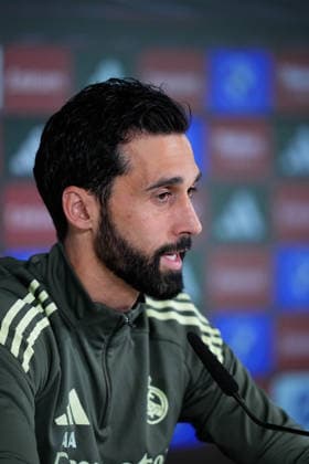 May 16, 2026, Valdebebas, Madrid, Spain: Alvaro Arbeloa, head coach of Real Madrid, attends his press conference, PK, Pressekonferenz during the training day of Real Madrid ahead the Spanish League, LaLiga EA Sports, football match against Sevilla FC at Ciudad Deportiva Real Madrid on May 16, 2026, in Madrid, Spain. Valdebebas Spain - ZUMAa181 20260516_zaa_a181_018 Copyright: xDennisxAgyemanx