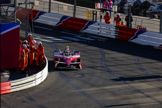 Oliver Rowland (Nissan Formula E Team, 01) erstes freies Training Free Practice 1, ABB FIA Formula E World Championship, WM, Weltmeisterschaft Monaco e-Prix 2026, Monte Carlo, Saison 12 2025 26, Runde 9, 16.05.2026, ABB FIA Formula E World Championship, Monaco e-Prix 2026, Monte Carlo, Saison 12 2025 26, Runde 9, 16.05.2026 Monte Carlo Copyright: xEibner-Pressefoto LauraxRoemerx EP_LRR